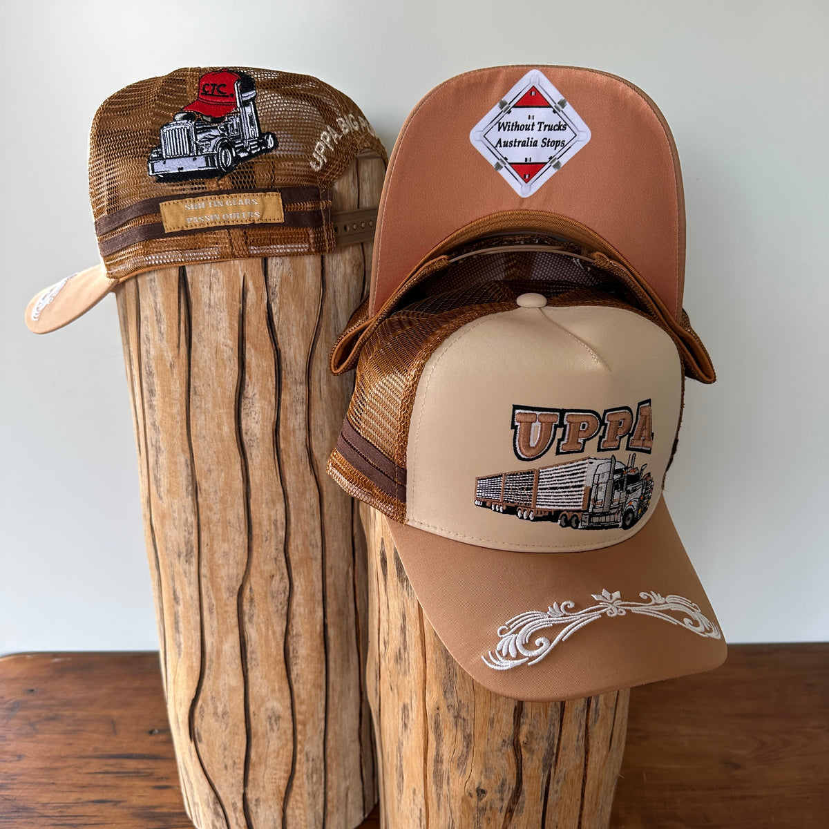 UPPA TRUCKER CAP CREAM TAN The Country Companies UPPA TRUCKER CAP CREAM TAN The Country Companies