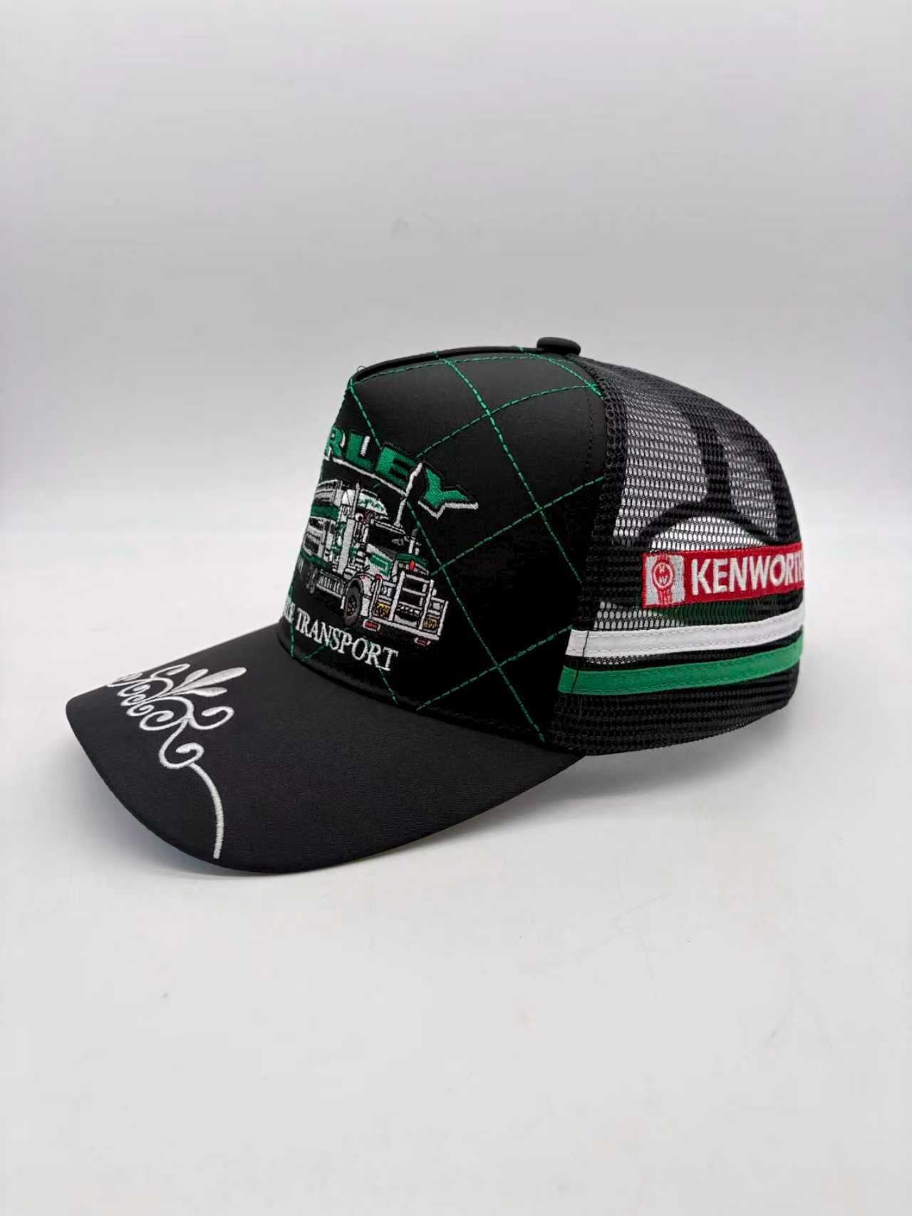 CURLEY TRANSPORT BLACK TRUCKER CAP