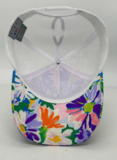 SPRING FLORAL TRUCKER CAP