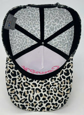 VANILLA LEOPARD TRUCKER CAP