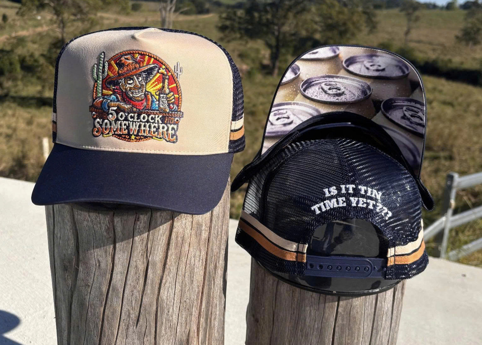 5 O’CLOCK SOMEWHERE 2.0- TRUCKER CAP
