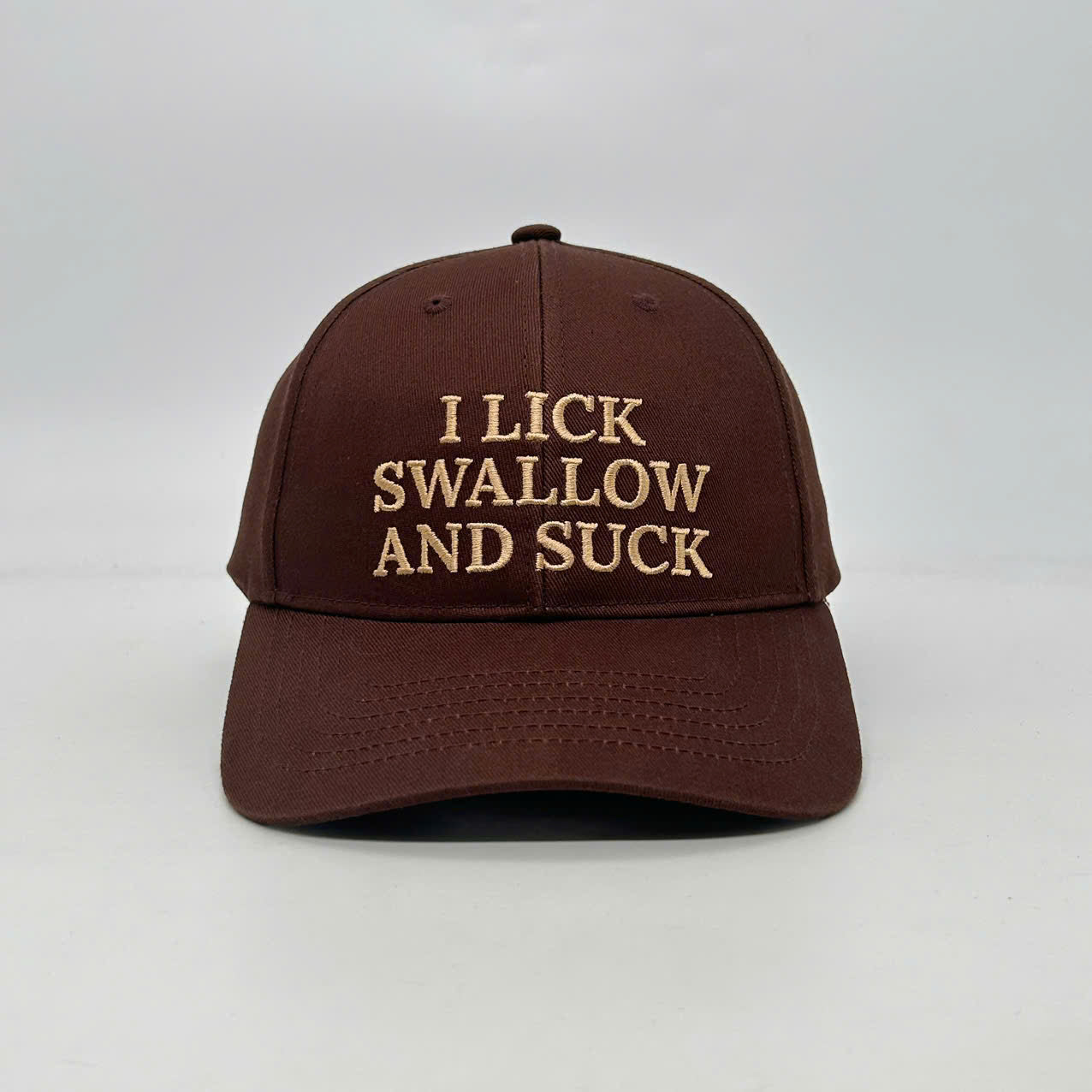 LICK SWALLOW SUCK TRUCKER CAP