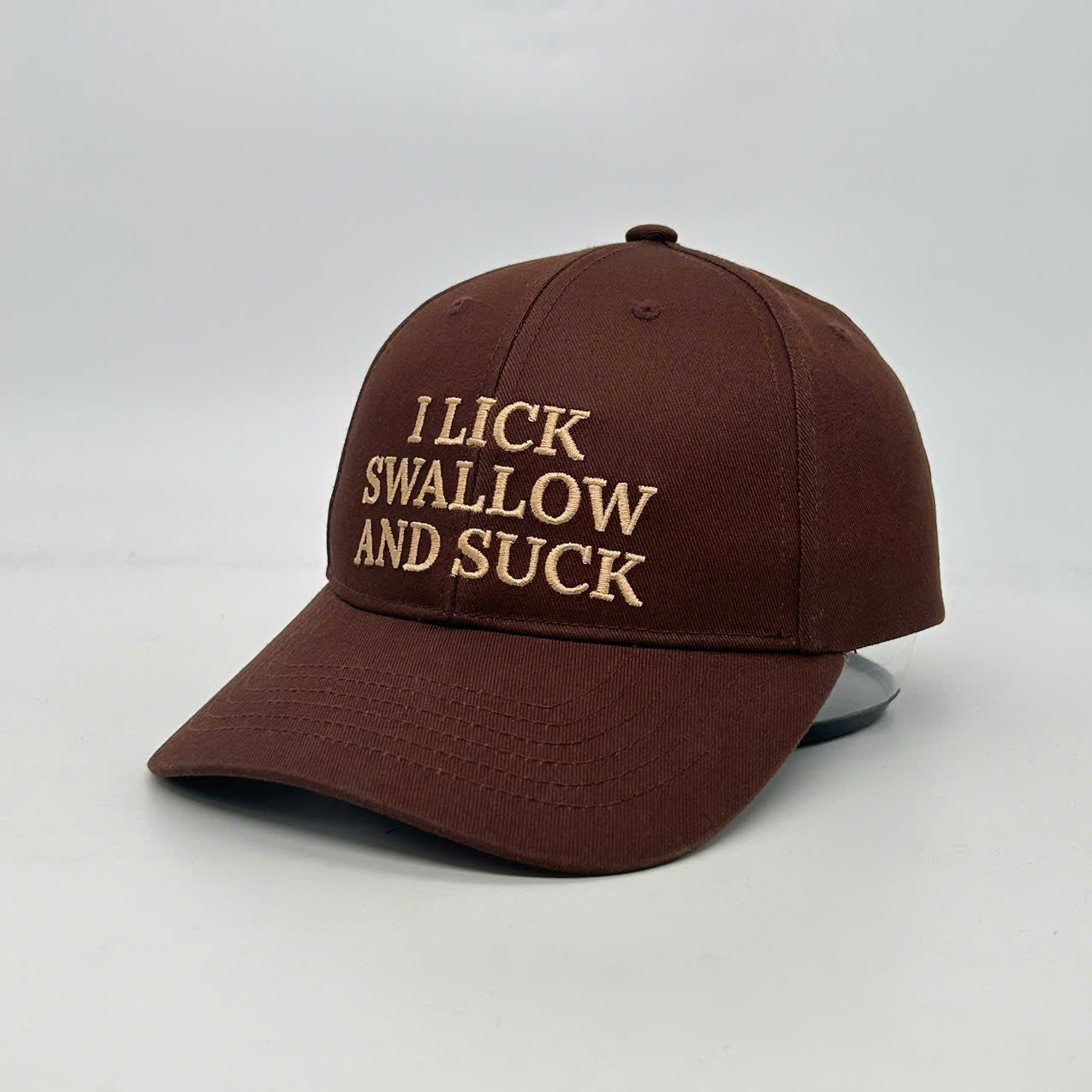 LICK SWALLOW SUCK TRUCKER CAP