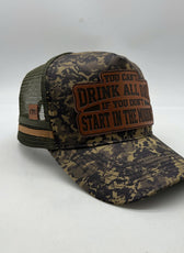 DRINK ALL DAY TRUCKER CAP