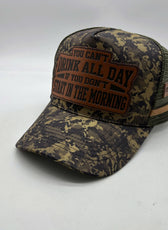 DRINK ALL DAY TRUCKER CAP
