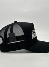 I'M A LITTLE ASSHOLE TRUCKER CAP