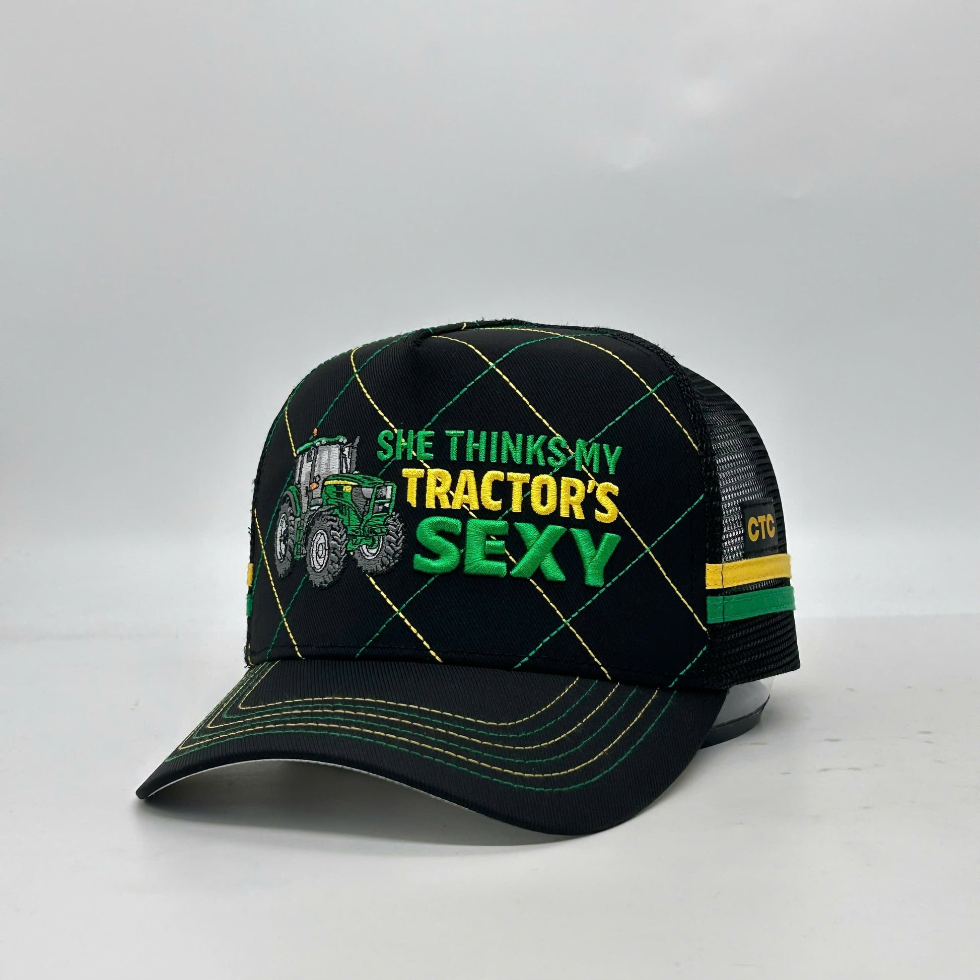 SHE THINKS MY TRACTOR'S SEXY TRUCKER CAP