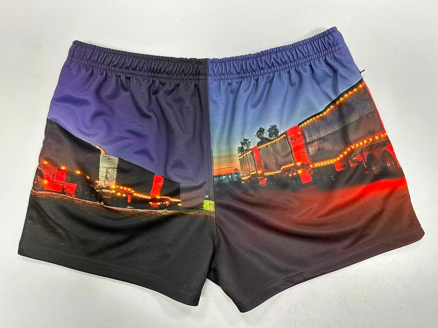 NIGHTIME HAULERS FOOTY SHORTS