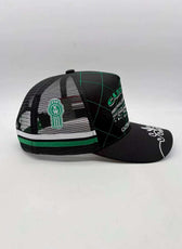CURLEY TRANSPORT BLACK TRUCKER CAP
