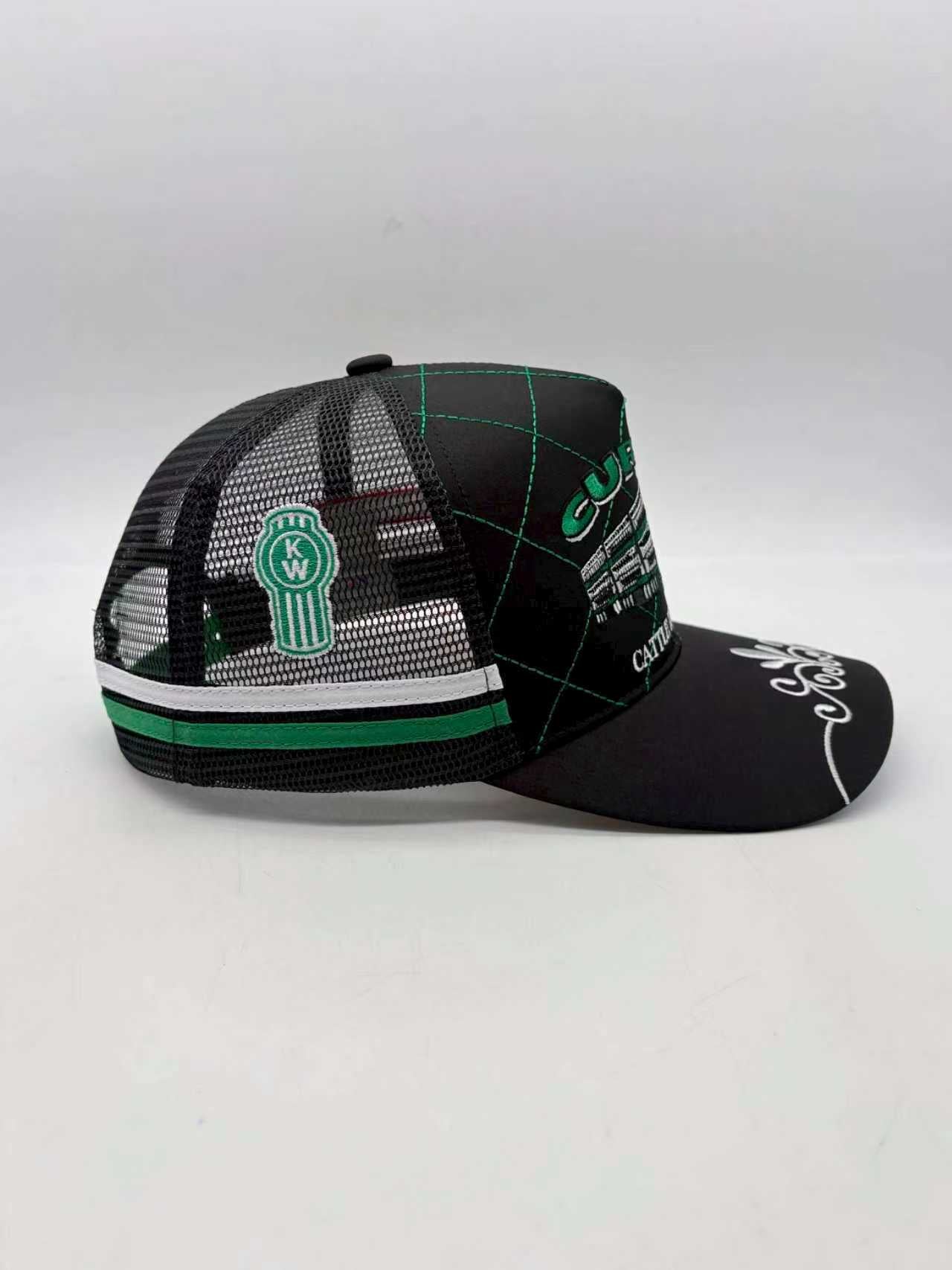 CURLEY TRANSPORT BLACK TRUCKER CAP