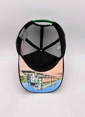 CURLEY TRANSPORT BLACK TRUCKER CAP