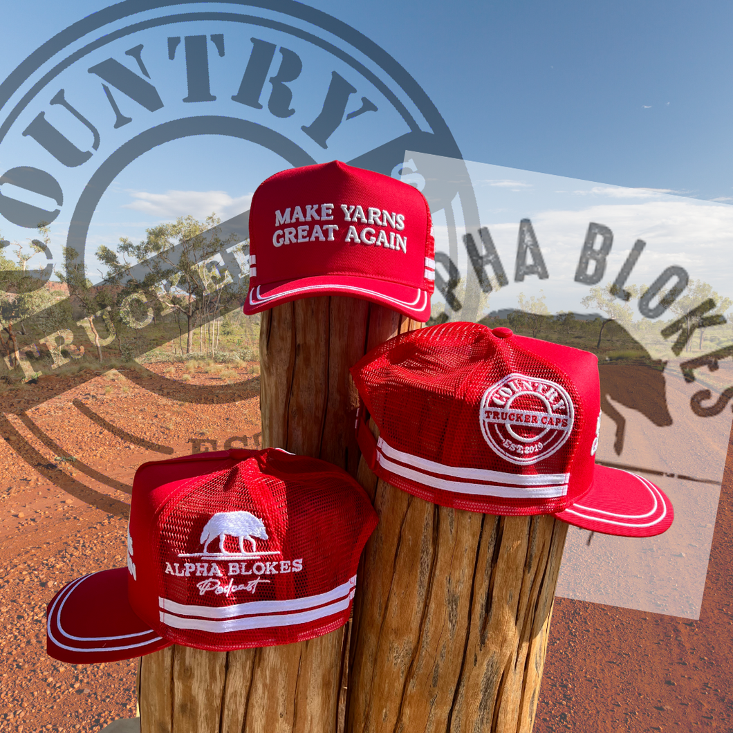 MAKE YARNS GREAT AGAIN TRUCKER CAP RANGE