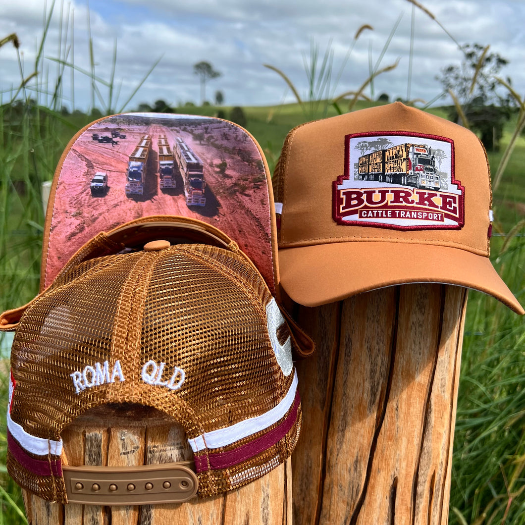 BURKE TRUCKER CAP - TAN