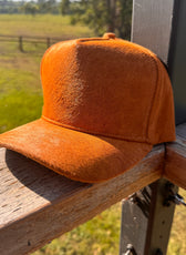 Cowhide Branded Trucker Cap