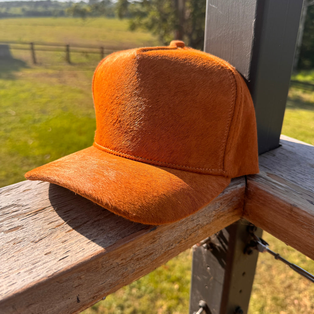 Cowhide Branded Trucker Cap