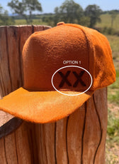 Cowhide Branded Trucker Cap