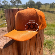 Load image into Gallery viewer, Cowhide Branded Trucker Cap
