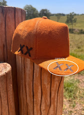 Cowhide Branded Trucker Cap
