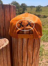 Cowhide Branded Trucker Cap