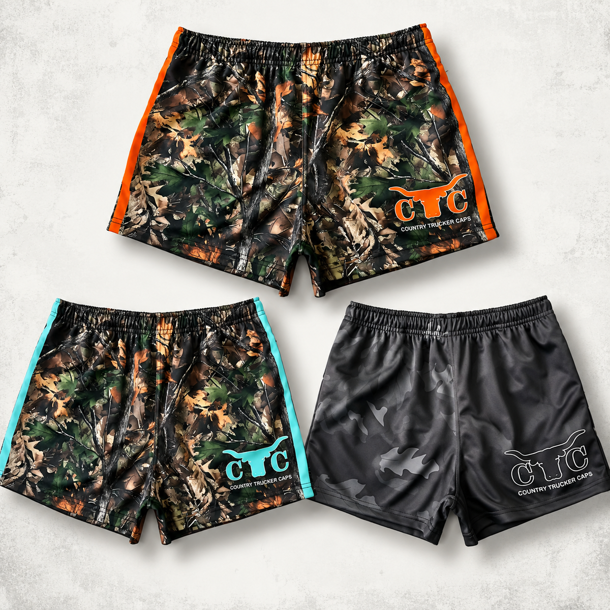 CAMO FOOTY SHORT RANGE