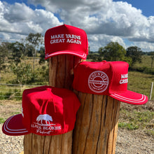 Load image into Gallery viewer, MAKE YARNS GREAT AGAIN TRUCKER CAP RANGE
