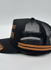 SAVE A HORSE RIDE A COWBOY 2.0 BLACK TRUCKER CAP