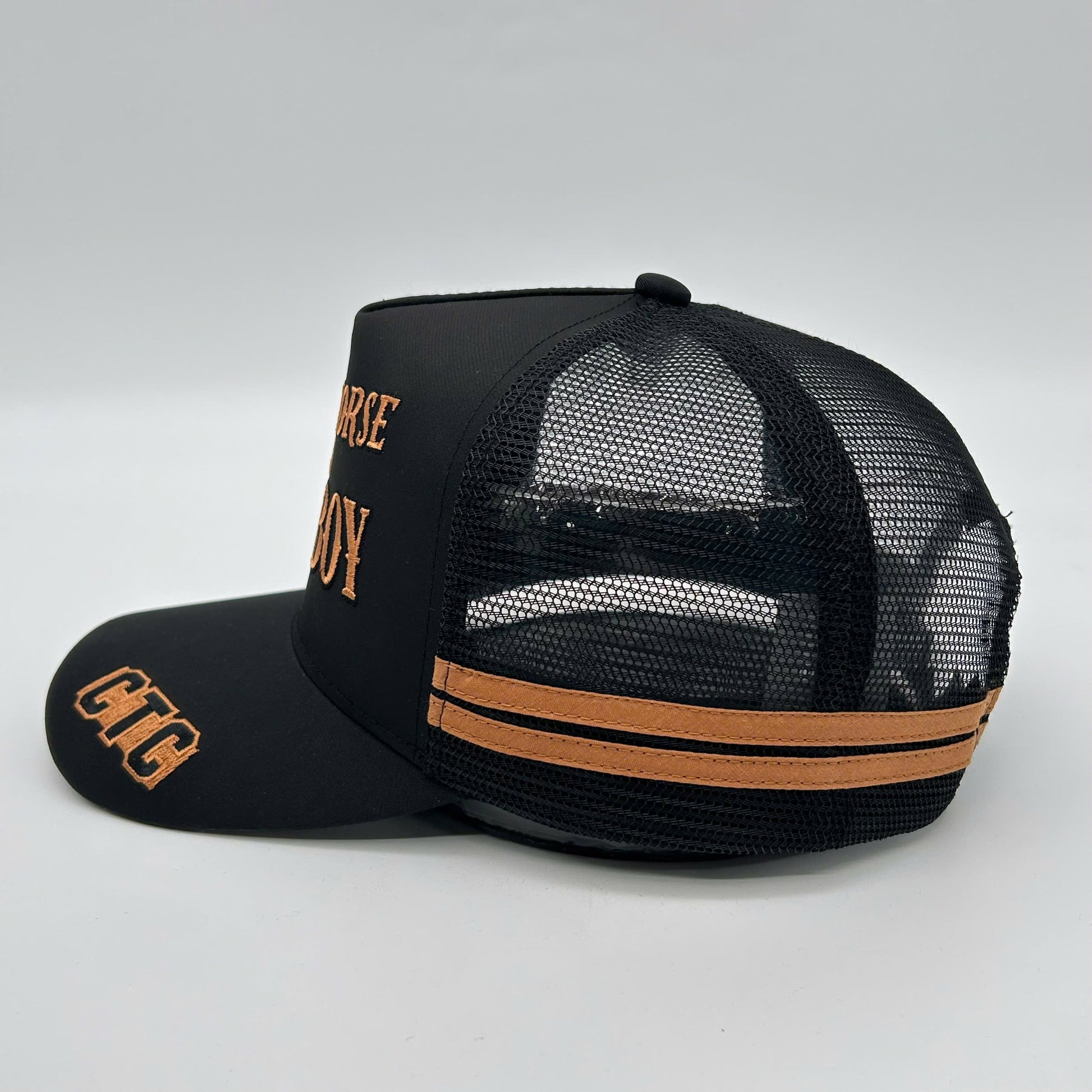 SAVE A HORSE RIDE A COWBOY 2.0 BLACK TRUCKER CAP