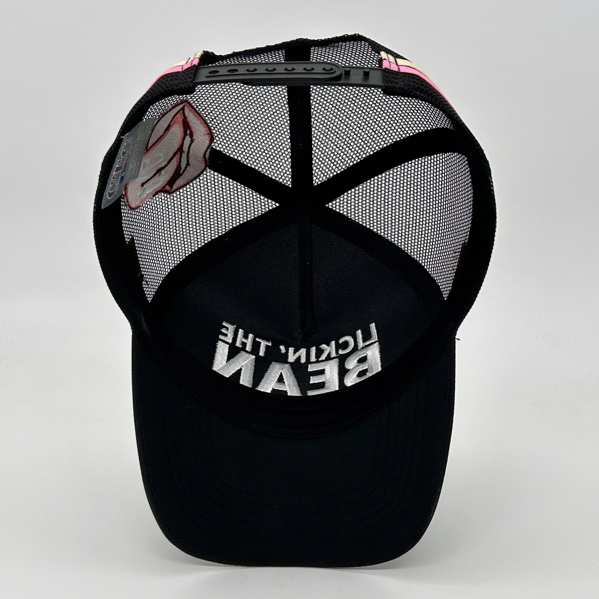 LICKIN’ THE BEAN KEEPS EM KEEN TRUCKER CAP