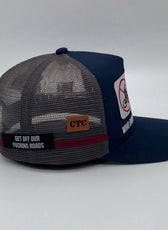 FUCK CYCLISTS WHO DON’T FOLLOW ROAD RULES TRUCKER CAP