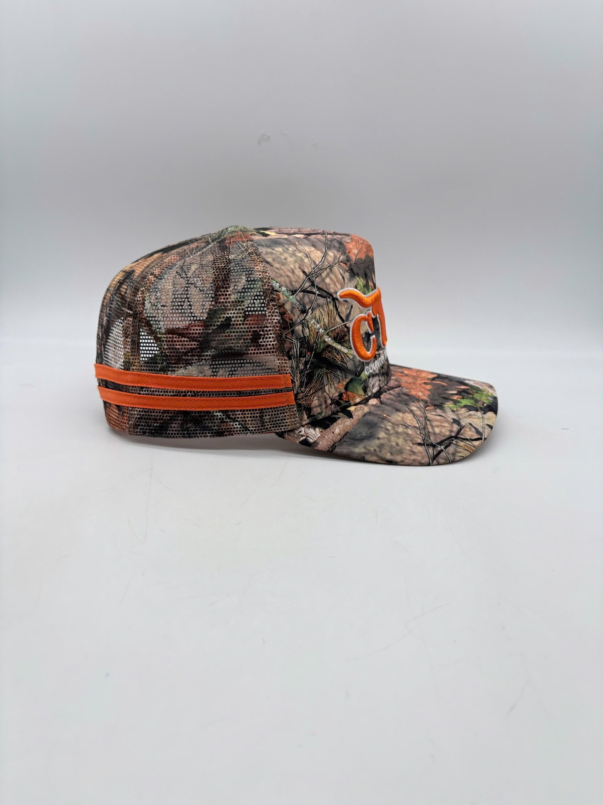 ORANGE CTC CAMOUFLAGE TRUCKER CAP