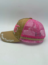 LADIES PAISLEY TRUCKER CAP