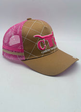 LADIES PAISLEY TRUCKER CAP