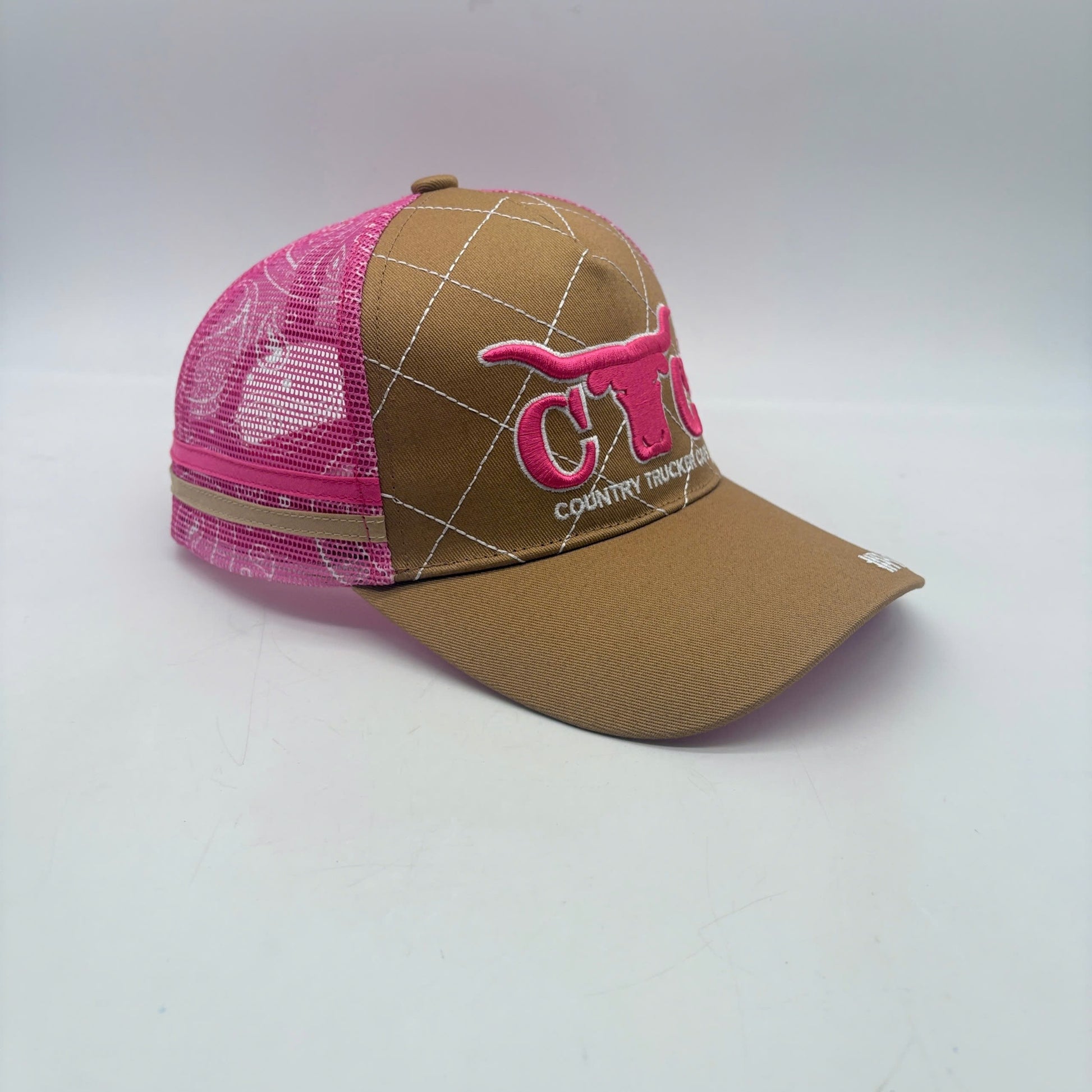 LADIES PAISLEY TRUCKER CAP