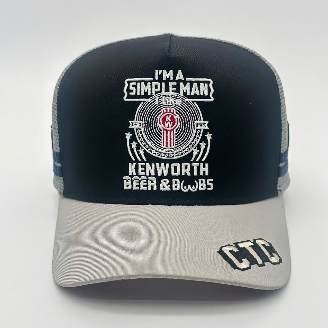 KENWORTH BEER AND BOOBS - I’M A SIMPLE MAN TRUCKER CAP