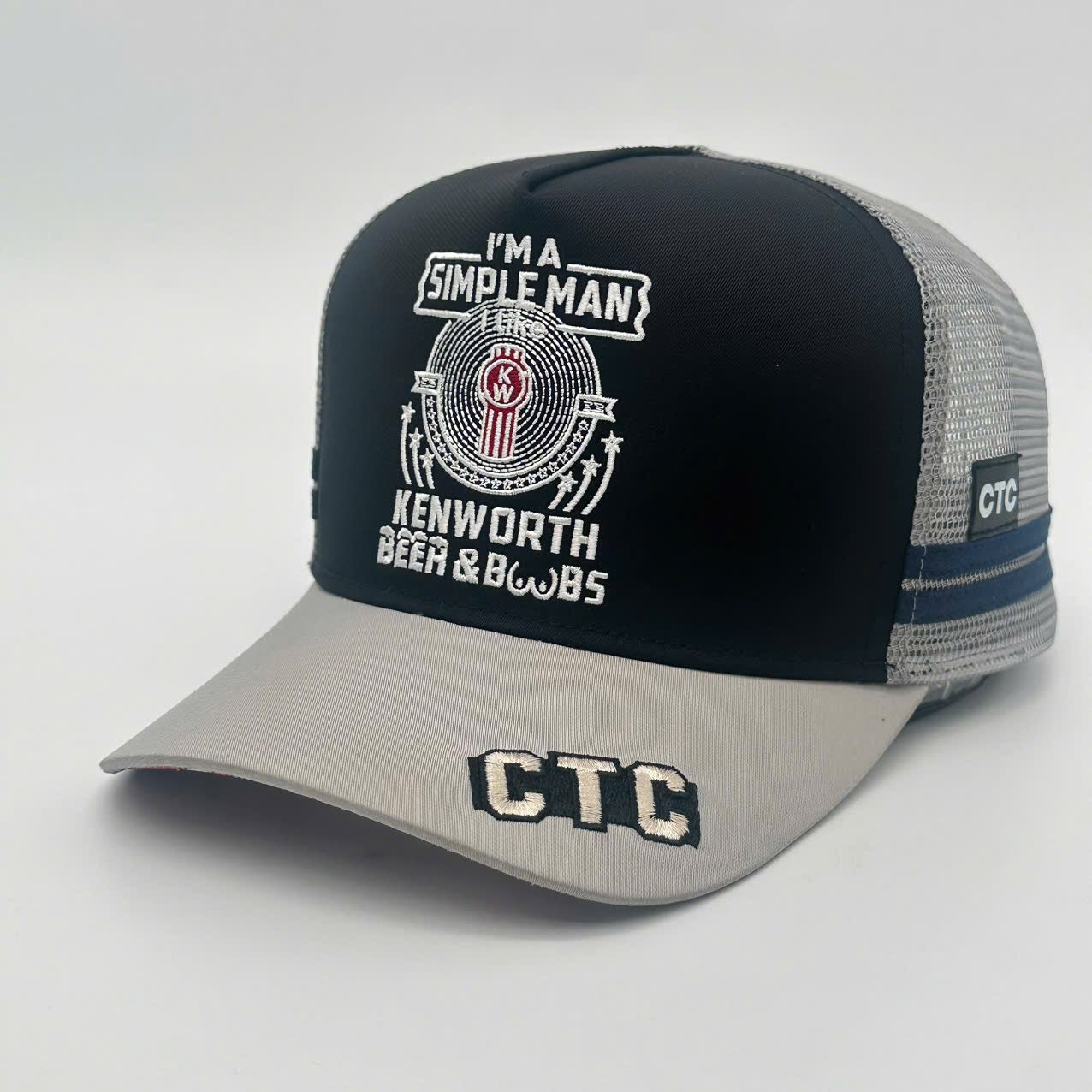 KENWORTH BEER AND BOOBS - I’M A SIMPLE MAN TRUCKER CAP