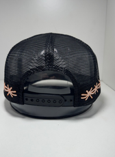 TAN BARB WIRE TRUCKER CAP