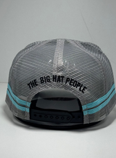 AQUA/BLACK TRUCKER CAP
