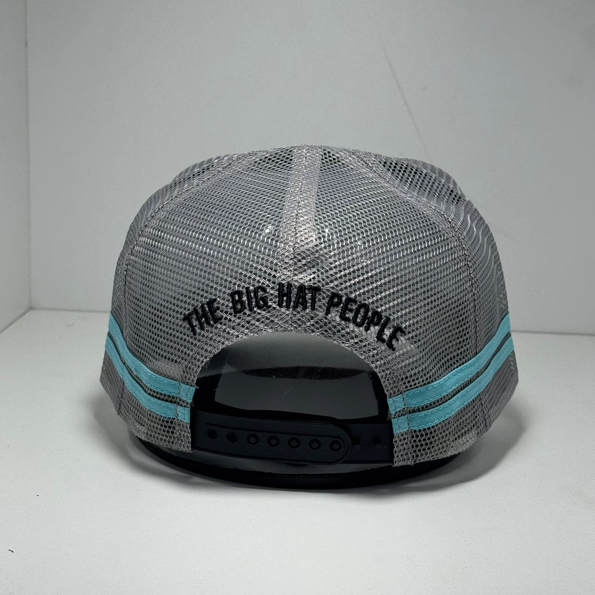 AQUA/BLACK TRUCKER CAP