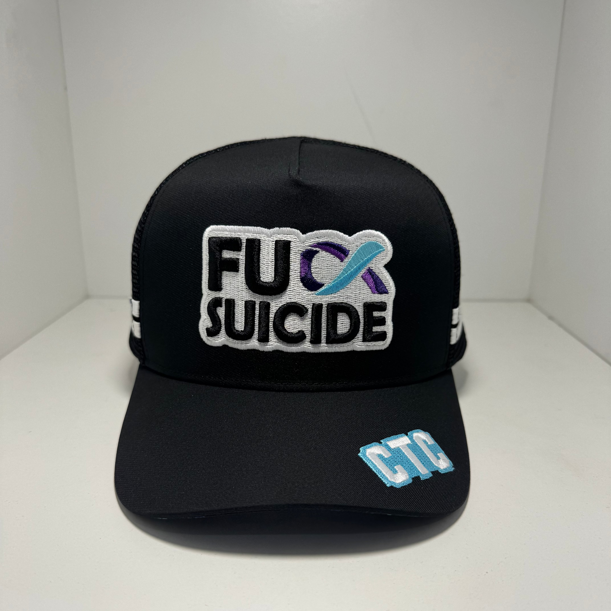 FUCK SUICIDE TRUCKER CAP