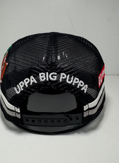 UPPA BADGE TRUCKER CAP - ALL BLACK