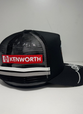 UPPA BADGE TRUCKER CAP - ALL BLACK