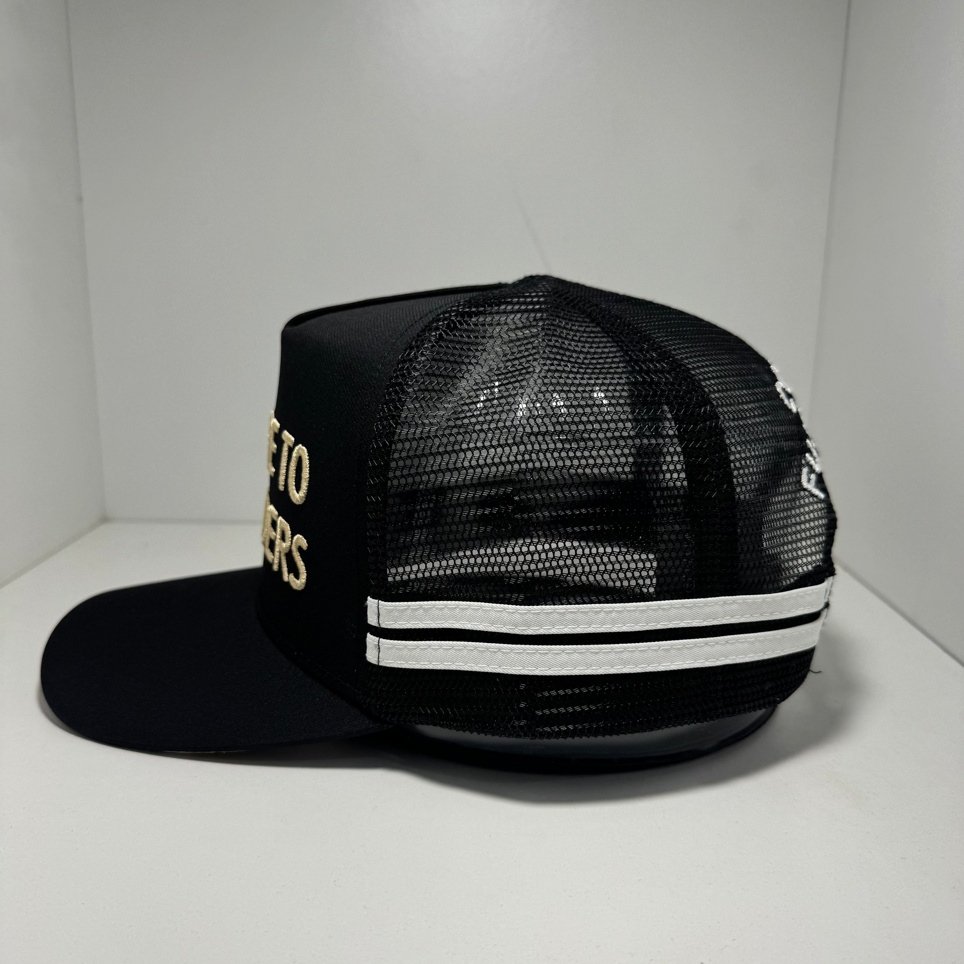 FUCK SPIDERS TRUCKER CAP - BLACK