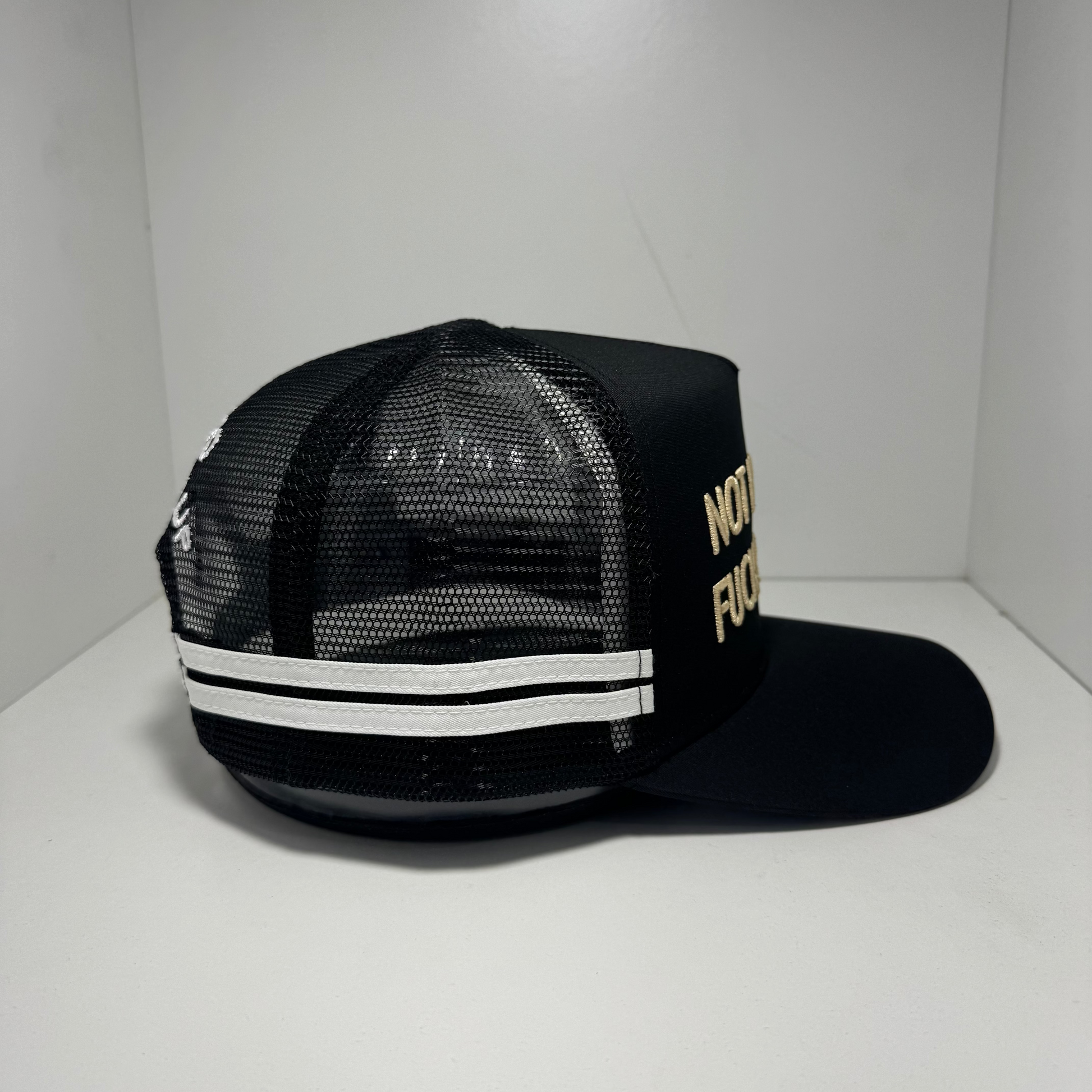 FUCK SPIDERS TRUCKER CAP - BLACK