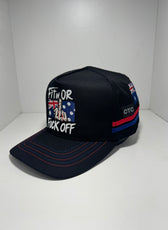 FIT IN FULL FABRIC TRUCKER CAP