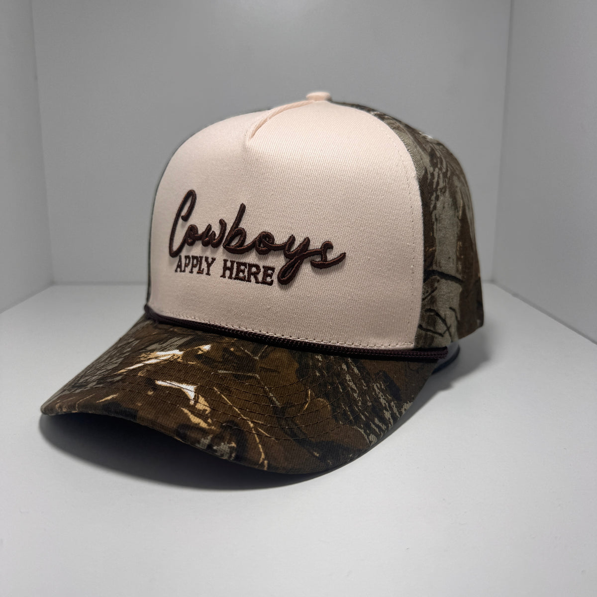 COWBOYS APPLY HERE TRUCKER CAP
