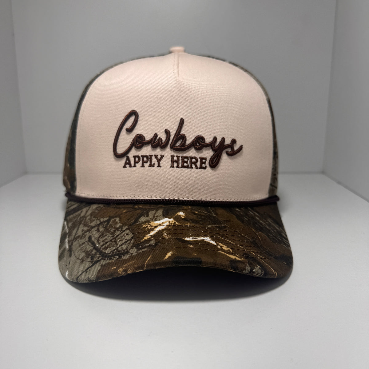 COWBOYS APPLY HERE TRUCKER CAP