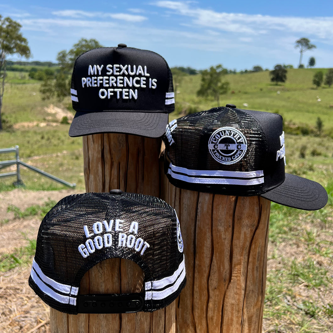 SEXUAL PREFERANCE TRUCKER CAP