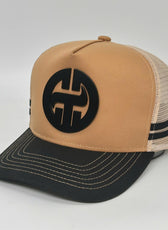 MIDNIGHT METAL TRUCKER CAP - KARAMELL