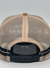 MIDNIGHT METAL TRUCKER CAP - KARAMELL
