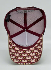 V2 DRINKIN RUMS TUNIN MUMS TRUCKER CAP - CREAM